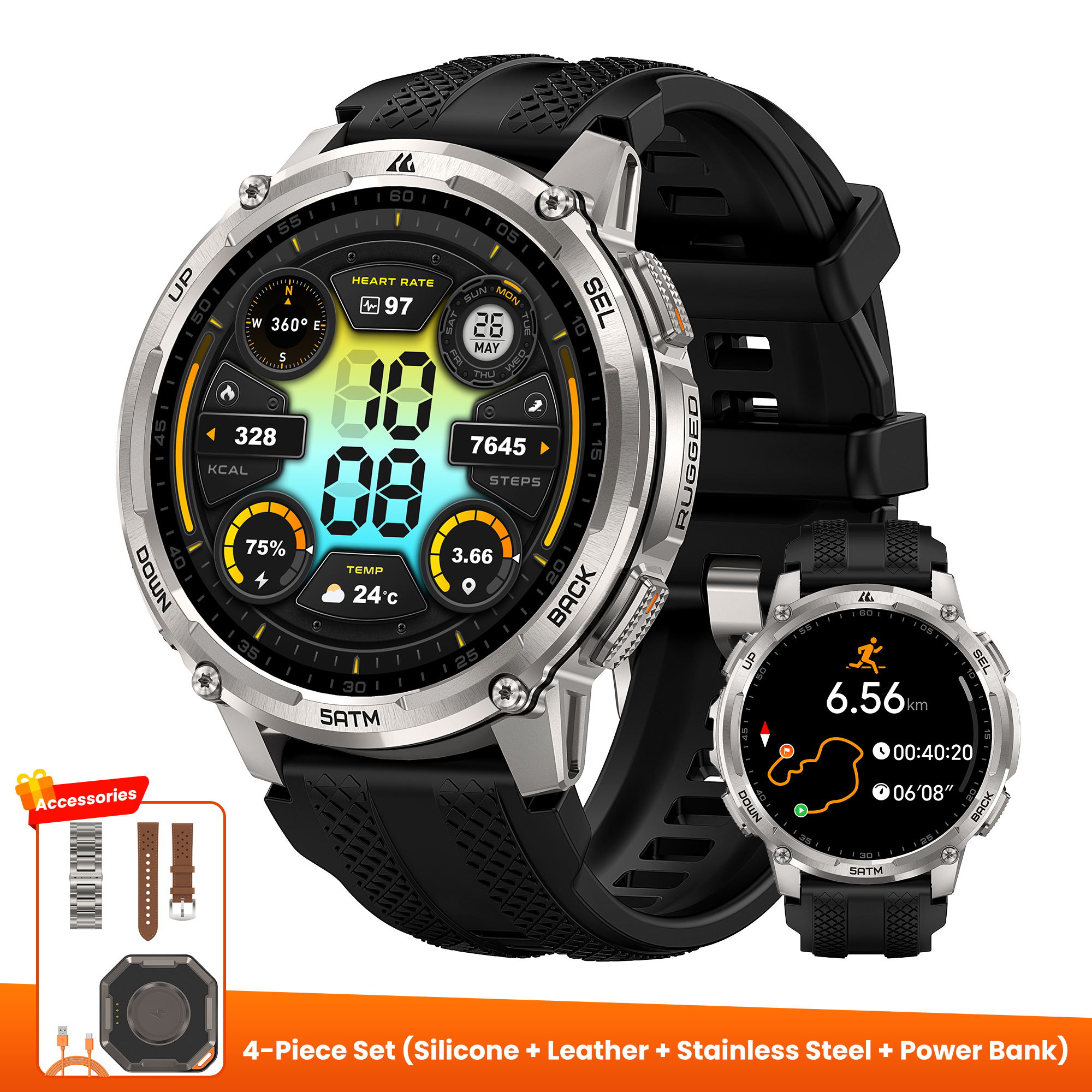 Outdoor Rug Waterproof - NEW LAUNCH-KOSPET TANK T4C Outdoor Smartwatch