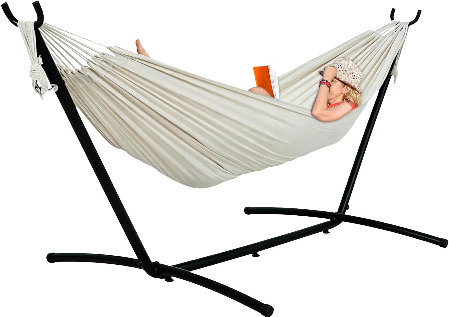 Hammock With Stand - 2 Person Portable Hammock with 9