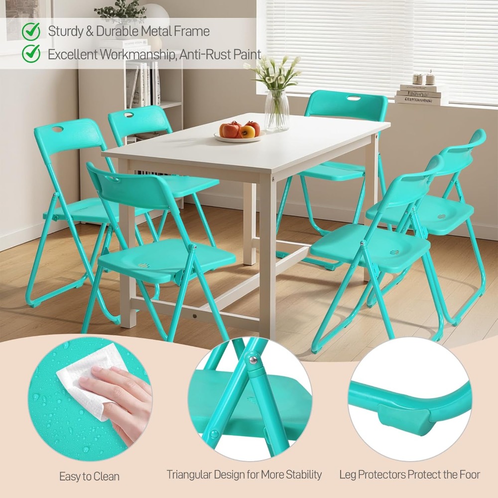 Outdoor Furniture Store - 10 Pcs Folding Chair, 300LBS Lightweight