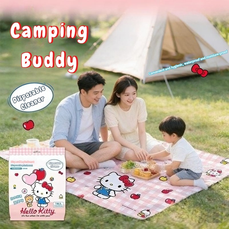 Outdoor Rug Waterproof - Sanrio Kawaii Hello Kitty Waterproof Picnic