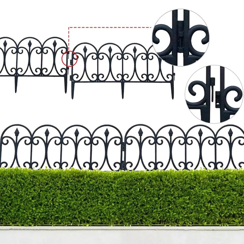 Outdoor Daybed Furniture - Decorative Garden Fence Outdoor Rustproof Landscape