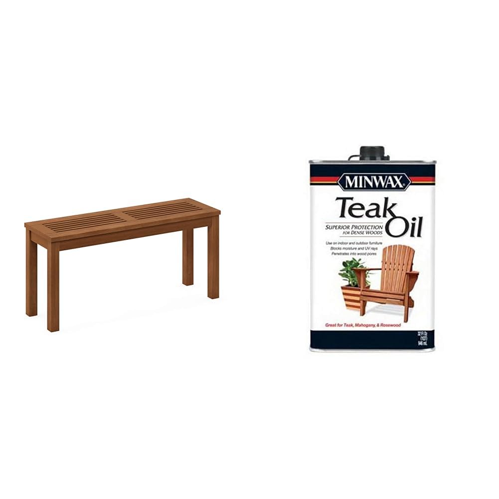 Outdoor Backless Bench With Te - Outdoor Furniture Oil Teak avis et prix