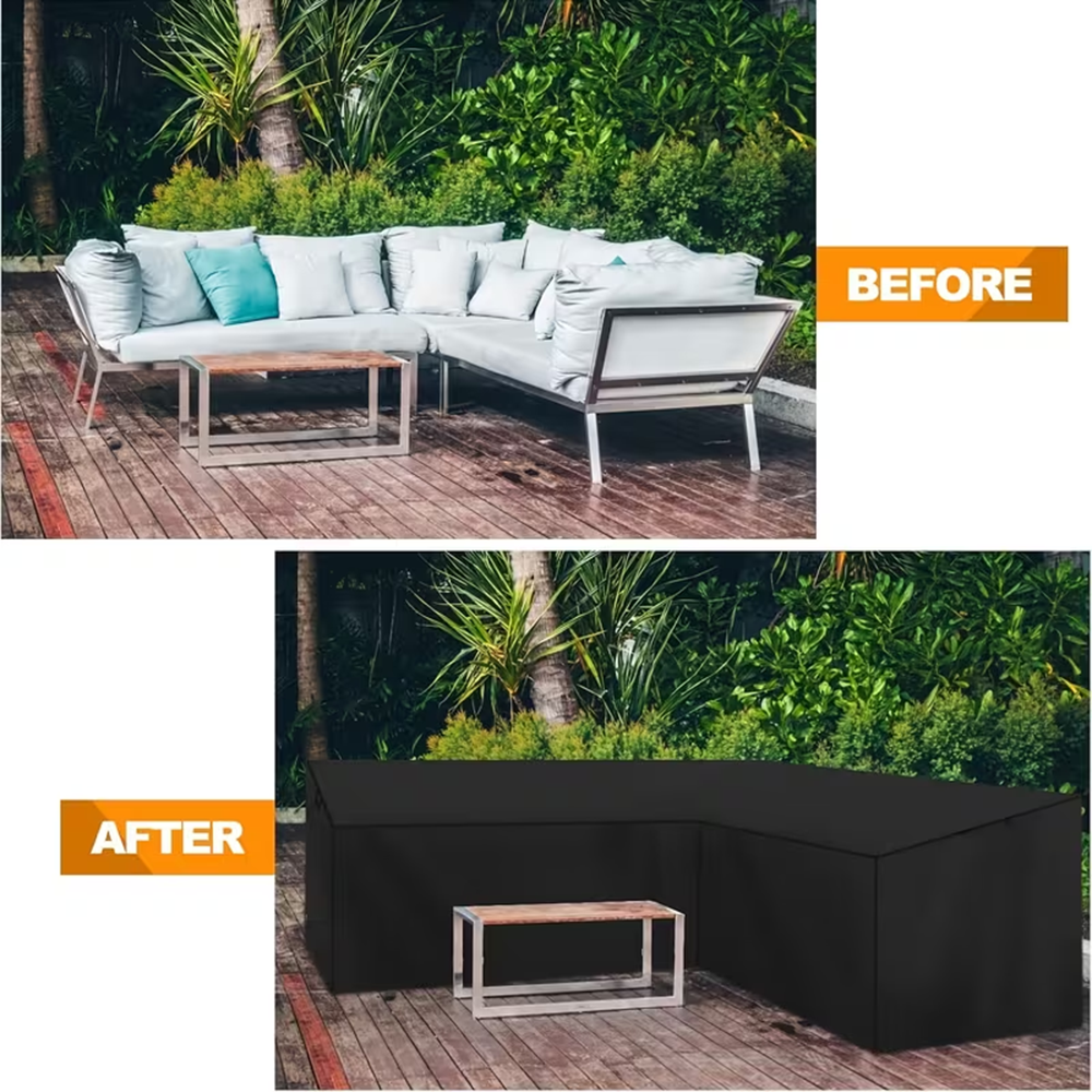 Heavy-duty L-shaped outdoor so - Outdoor Furniture Cover Xl avis et prix
