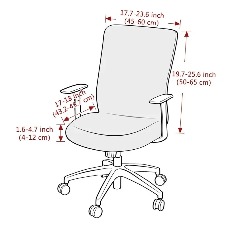 1PC Solid Color Office Chair C - Outdoor Furniture Cover Xl avis et prix