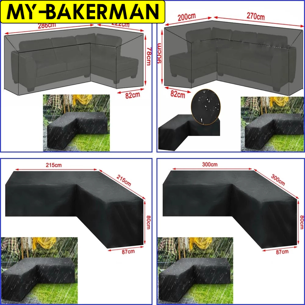 L Shape Furniture Waterproof   - Outdoor Furniture Cover Xl avis et prix