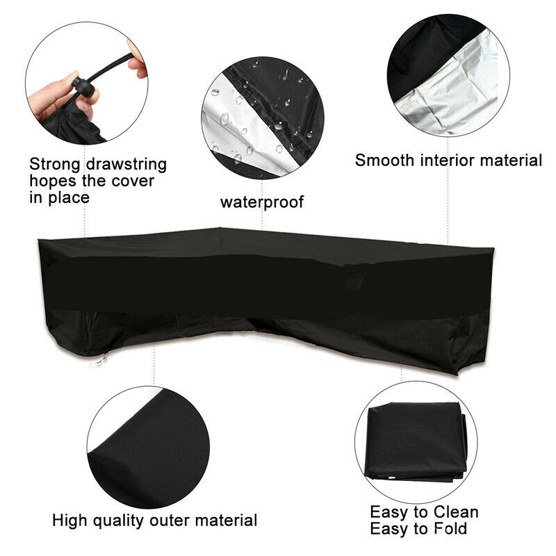 L Shape Furniture Waterproof   - Outdoor Furniture Cover Xl avis et prix
