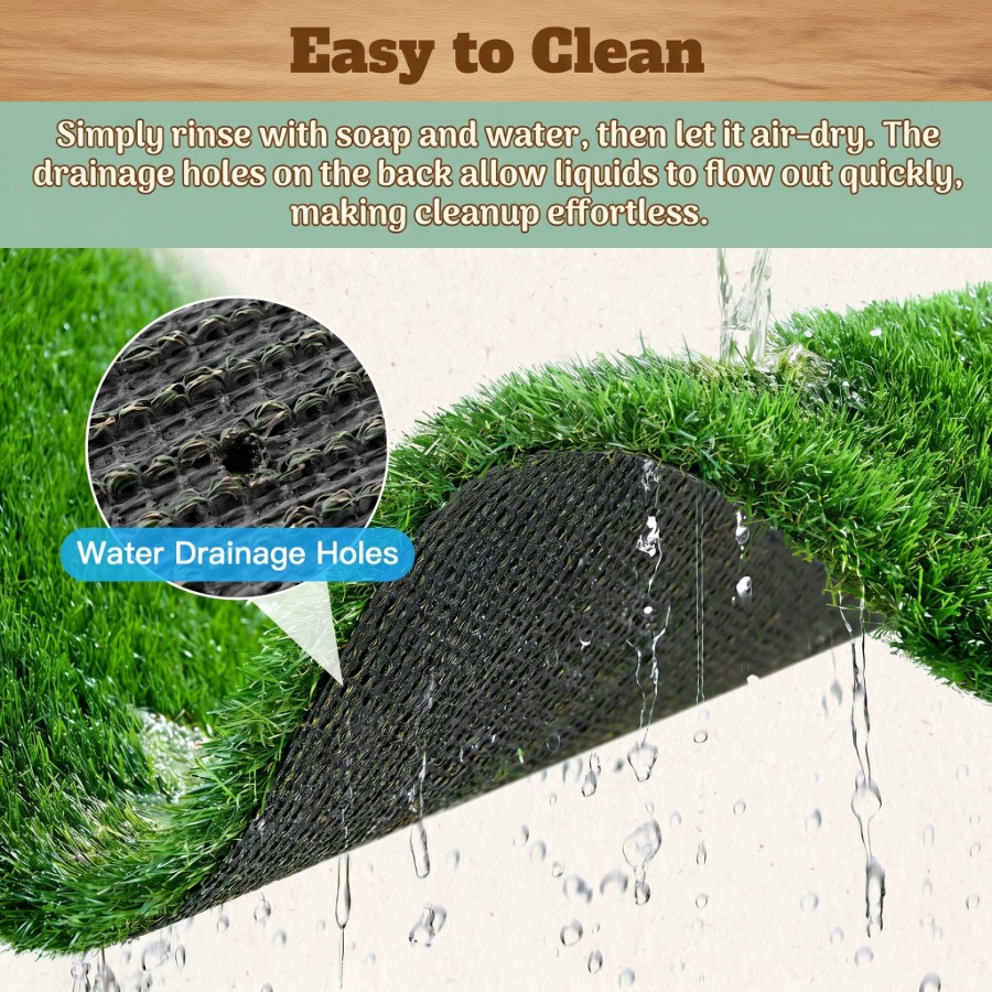7 x 12 Ft Artificial Grass Tur - Outdoor Rug Waterproof avis et prix