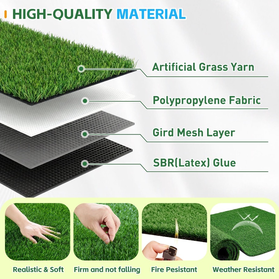 Artificial Grass Turf 6.5 x 10 - Outdoor Rug Waterproof avis et prix