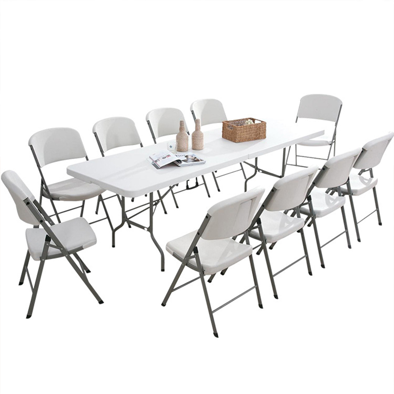 6 feet solid steel frame table - Outdoor Furniture Rental For Party avis et prix