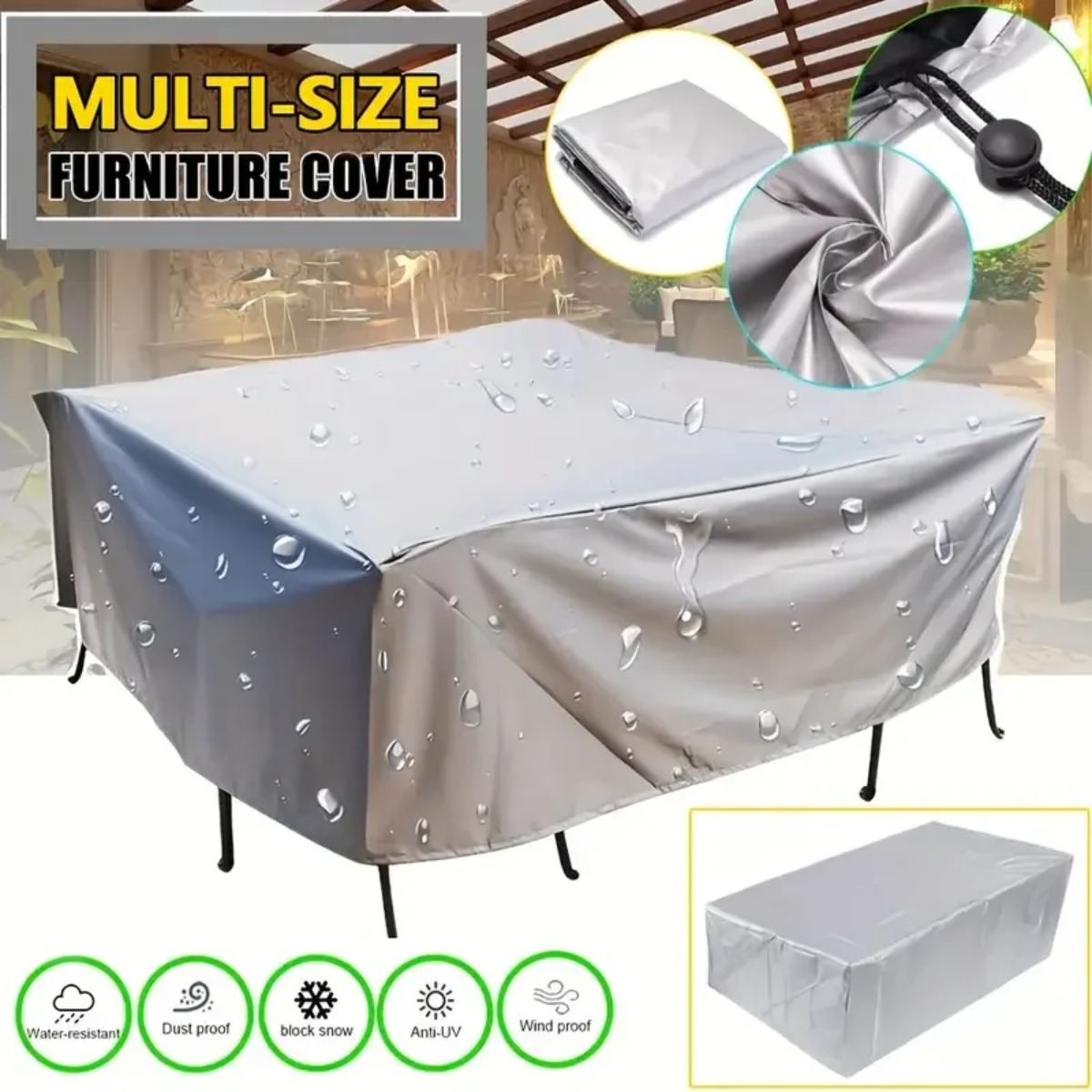 240 Sizes of Patio Furniture C - Outdoor Furniture Fabric Waterproof avis et prix