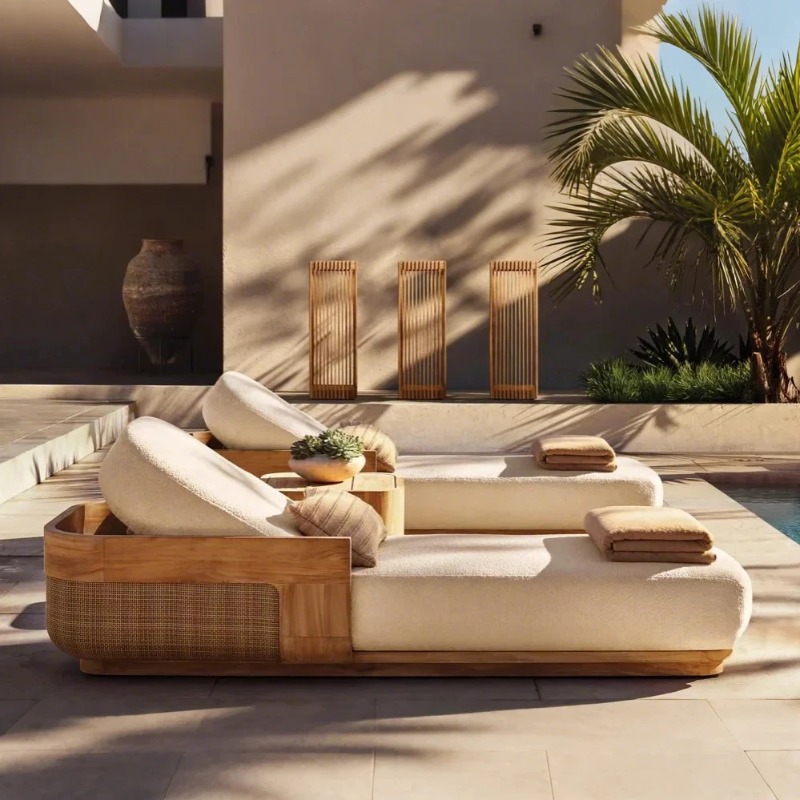 Sun Beach Lounge Chair & Daybe - Outdoor Daybed Furniture avis et prix