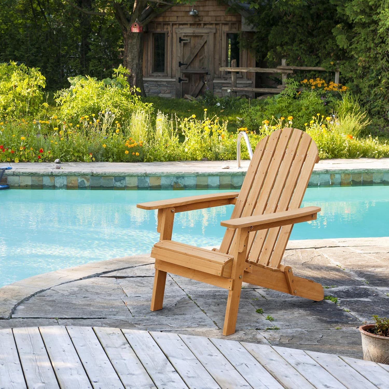 Folding Adirondack Chair Set o - Outdoor Furniture Ideas avis et prix