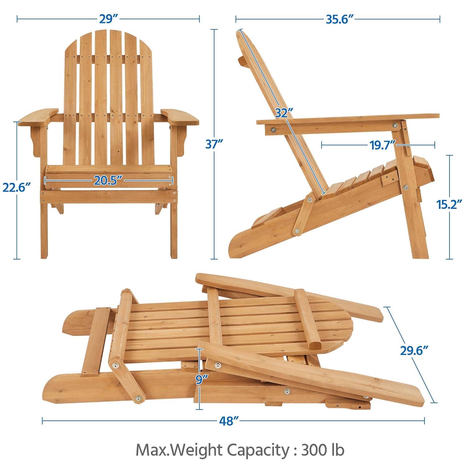 Folding Adirondack Chair Set o - Outdoor Furniture Ideas avis et prix