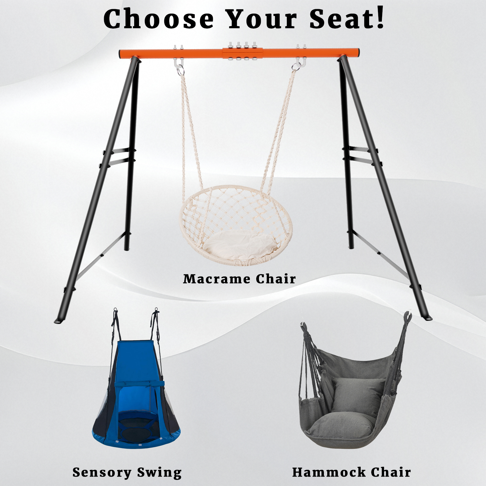 Porch Swing Frame, 550lbs Weig - Hammock With Stand avis et prix