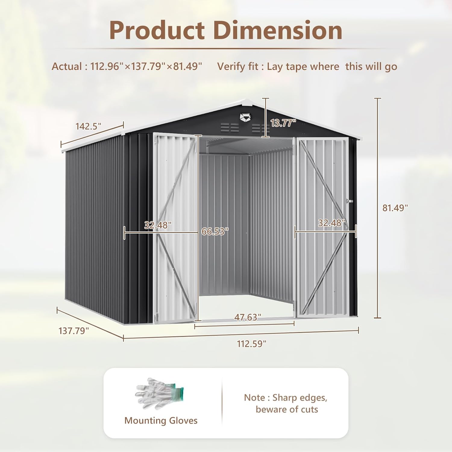 10x12 FT Metal Outdoor Storage - Outdoor Furniture Ideas avis et prix
