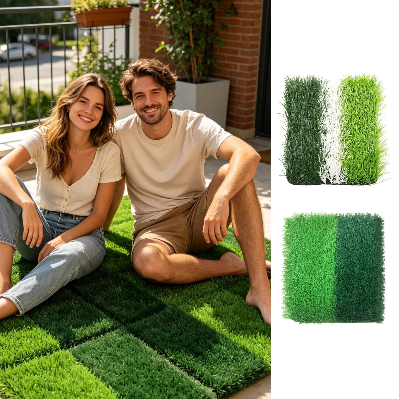 Faux Grass Rug 15.7x15.7in Sof - Outdoor Rug Waterproof avis et prix