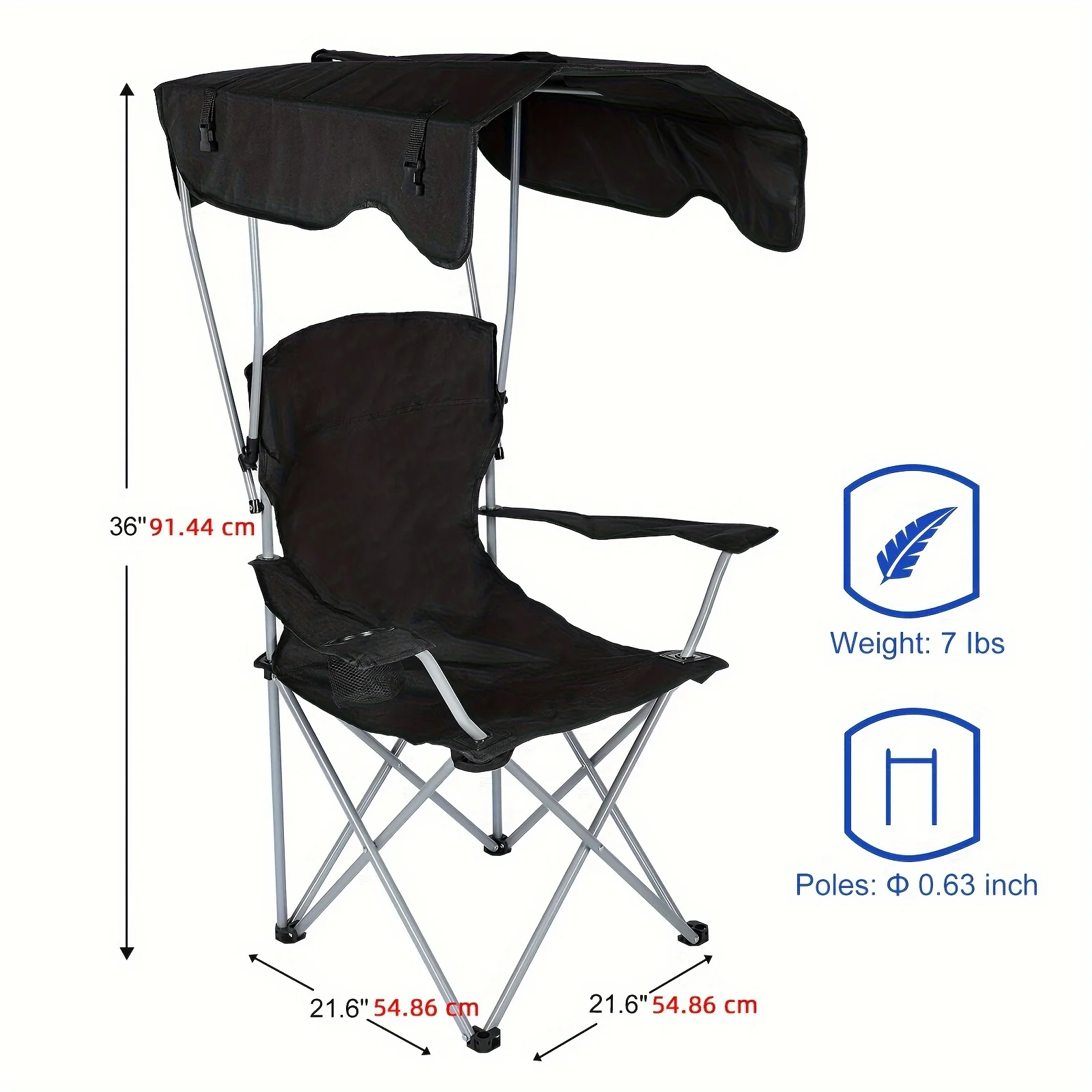 Canopy Lounge Chair with Sunsh - Outdoor Furniture Ideas avis et prix