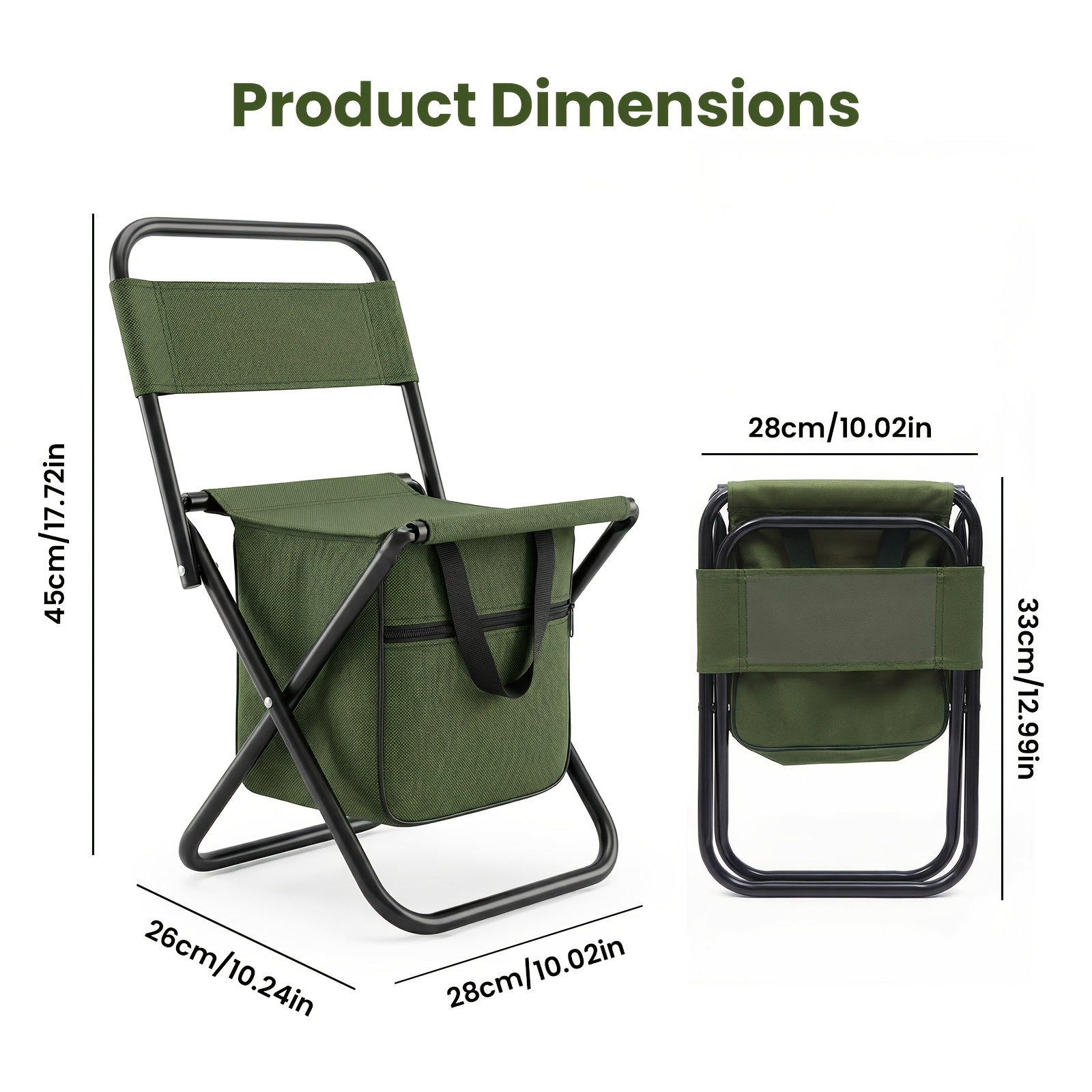 2 in 1 Camping Chair with Larg - Outdoor Furniture Heavy avis et prix