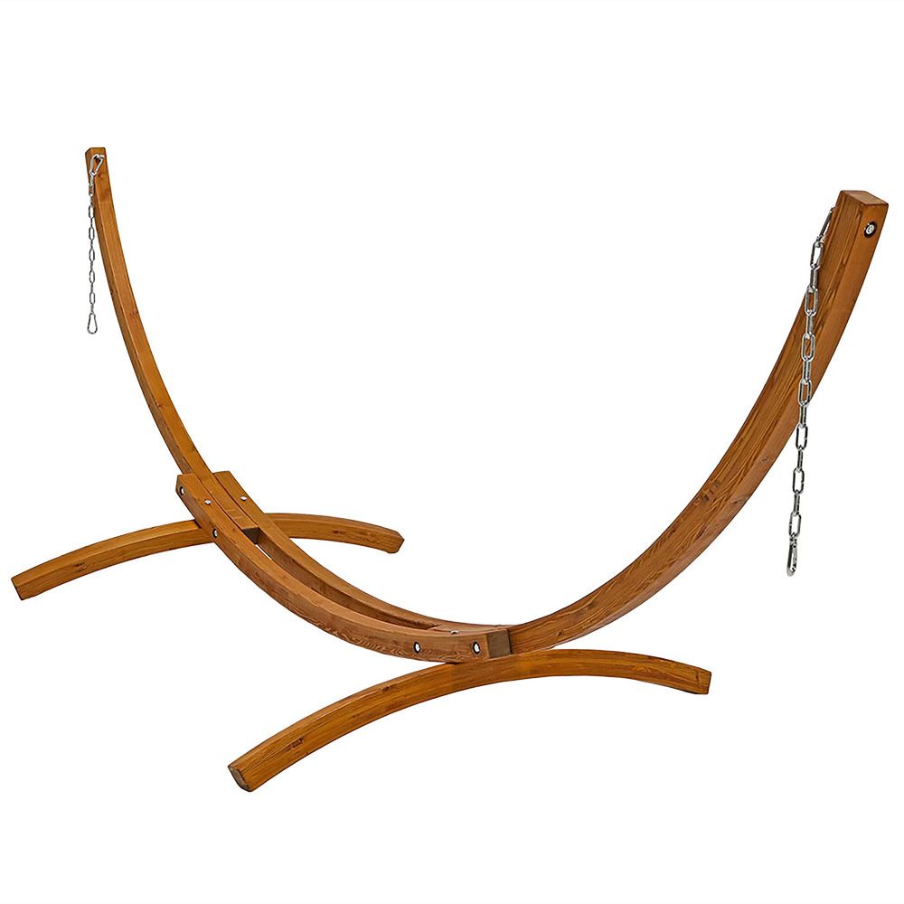 Curved Wood Hammock Stand Only - Hammock With Stand avis et prix