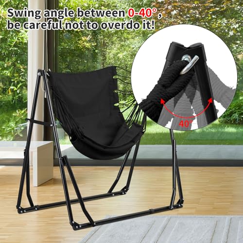 Black 2-In-1 Hammock Swing Wit - Hammock With Stand avis et prix