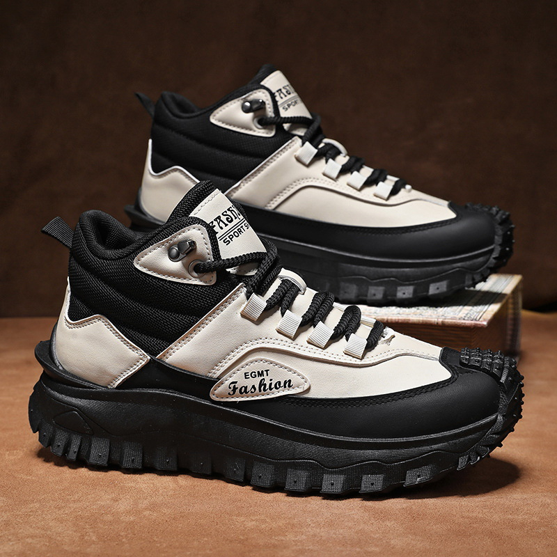 Men'S Black And White Mid Top  - Outdoor Rug Waterproof avis et prix