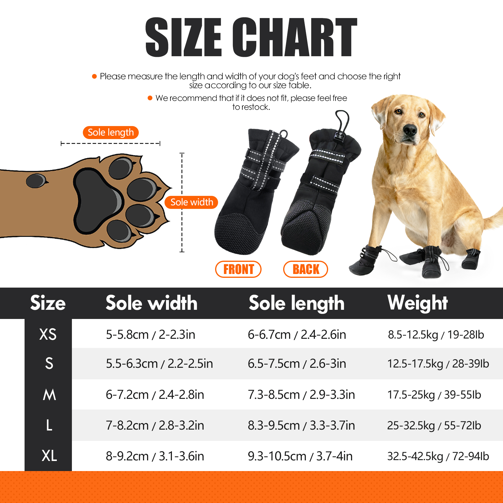 Dog Boots,Waterproof Dog Shoes - Outdoor Rug Waterproof avis et prix