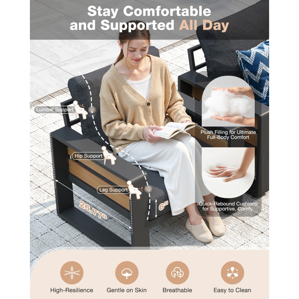 Aluminum Patio Furniture Set,  - Outdoor Furniture Ideas avis et prix