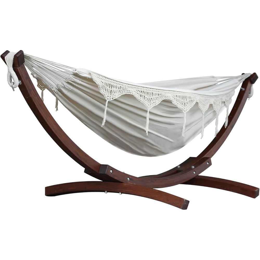 Double Cotton Hammock with Sol - Hammock With Stand avis et prix