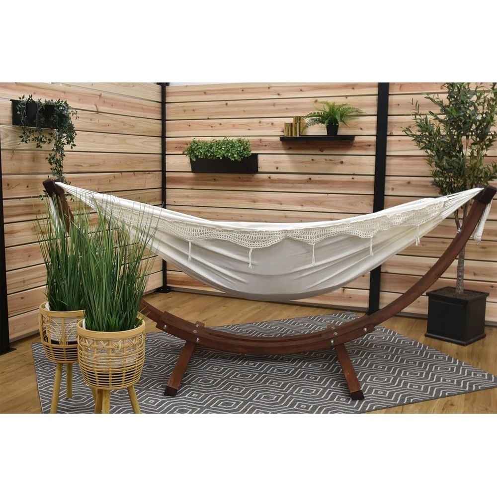 Double Cotton Hammock with Sol - Hammock With Stand avis et prix