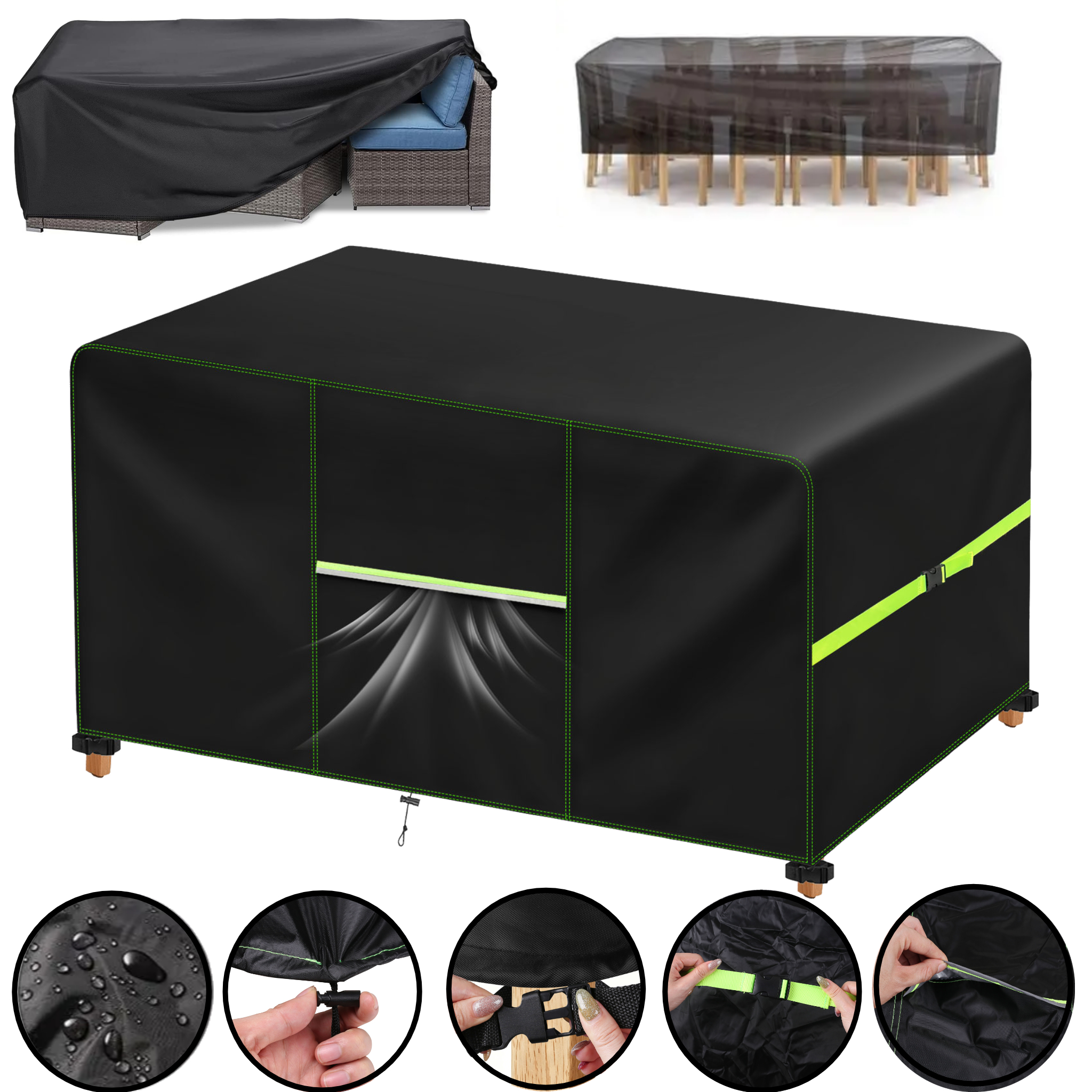 Outdoor Cover for Garden Large - Outdoor Furniture Fabric Waterproof avis et prix