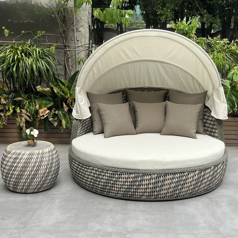 Daybed,Anti-UV Rustproof Round - Outdoor Daybed Furniture avis et prix