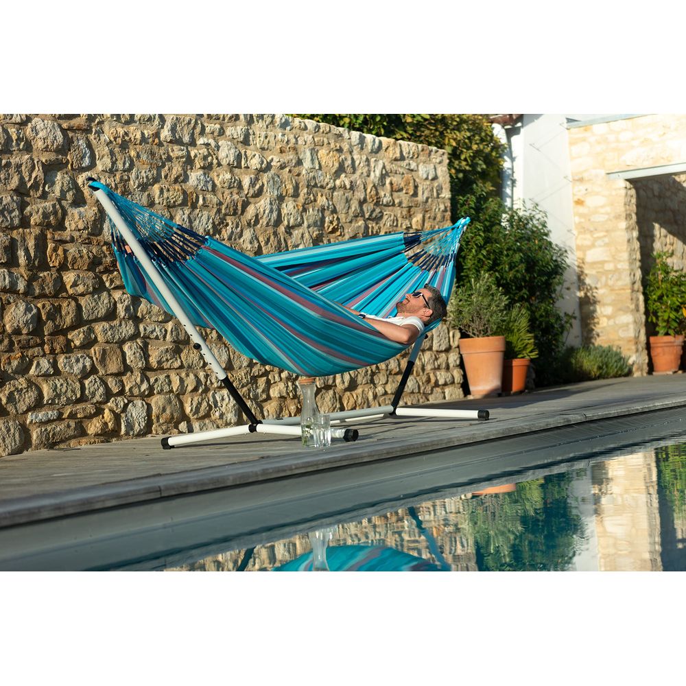 Nautico Cool Grey Powder Coate - Hammock With Stand avis et prix