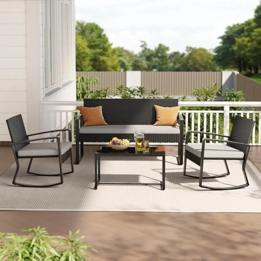4 Piece Outdoor Patio Furnitur - Outdoor Furniture Ideas avis et prix