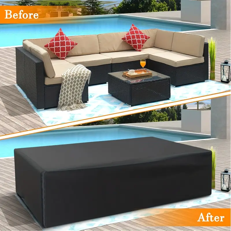 (102-137inch Length) size Outd - Outdoor Furniture Fabric Waterproof avis et prix