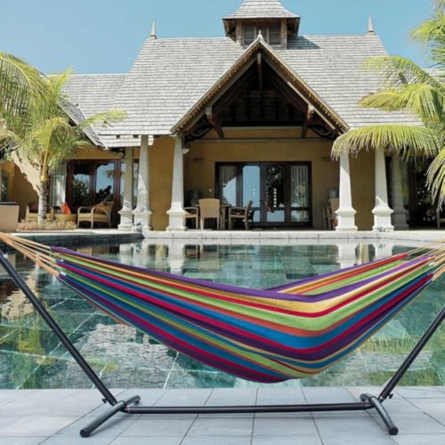 Double Hammock with 9 ft Space - Hammock With Stand avis et prix