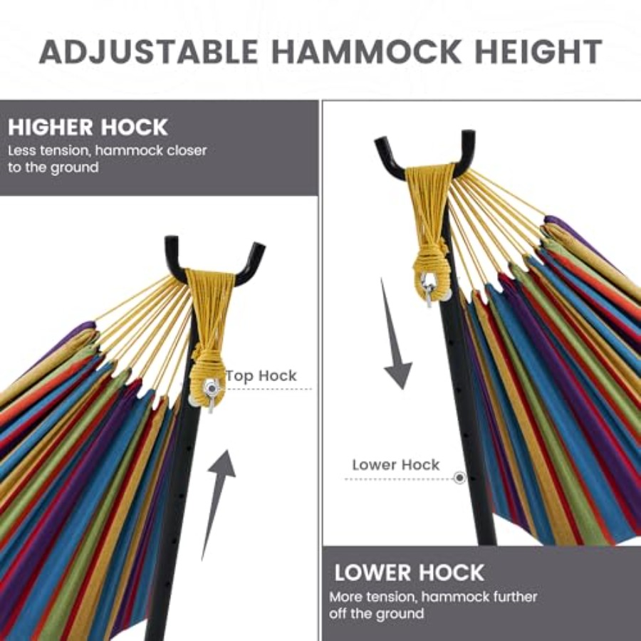 Double Hammock with 9 ft Space - Hammock With Stand avis et prix