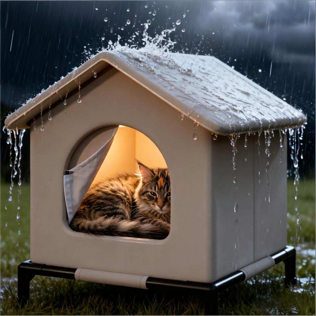 Stray Cat Houses with Mat Wate - Outdoor Rug Waterproof avis et prix