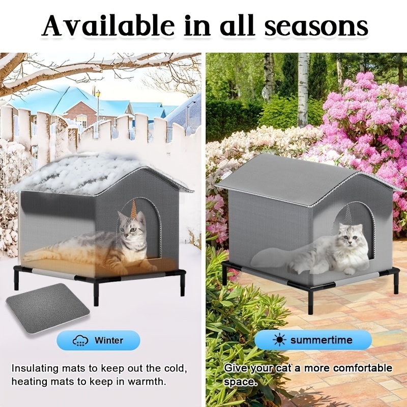 Stray Cat Houses with Mat Wate - Outdoor Rug Waterproof avis et prix