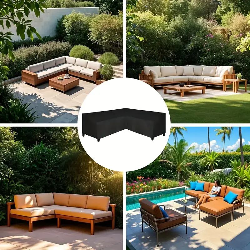 Anti-UV L-shaped Outdoor Sofa  - Outdoor Furniture Fabric Waterproof avis et prix