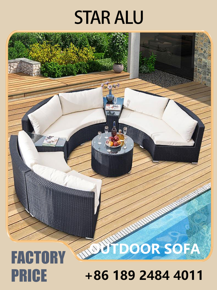 Outdoor Rattan Round Daybed So - Outdoor Daybed Furniture avis et prix