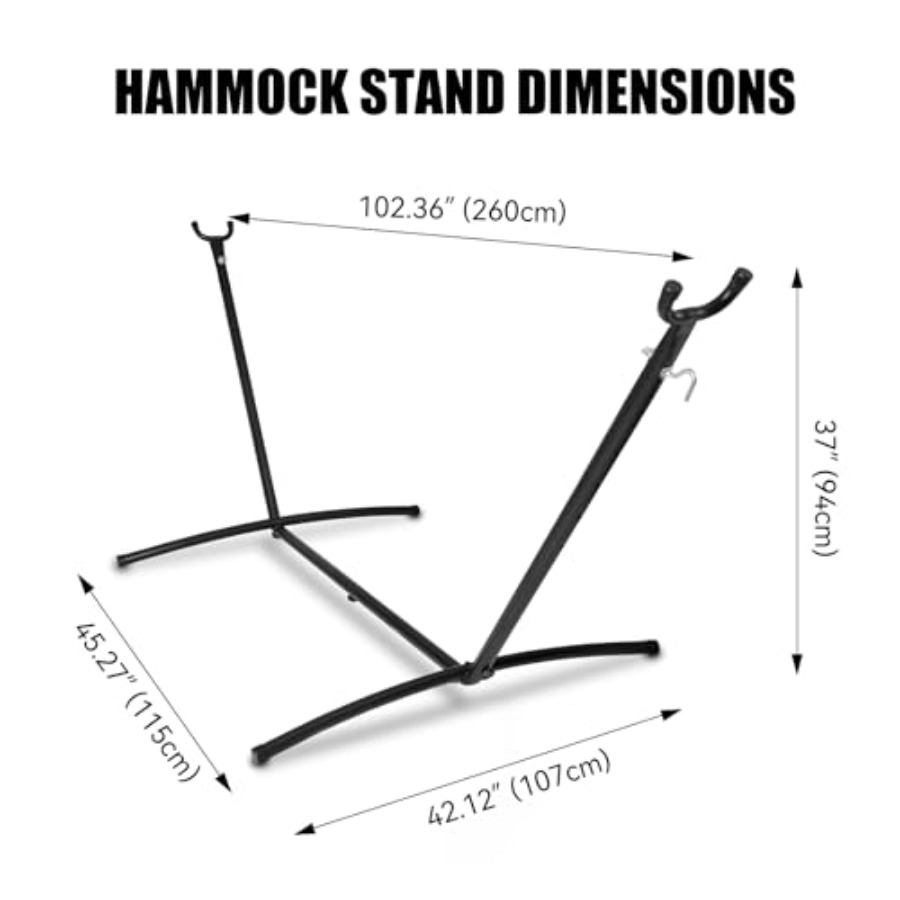 9 FT Hammock Stand Only, Heavy - Hammock With Stand avis et prix