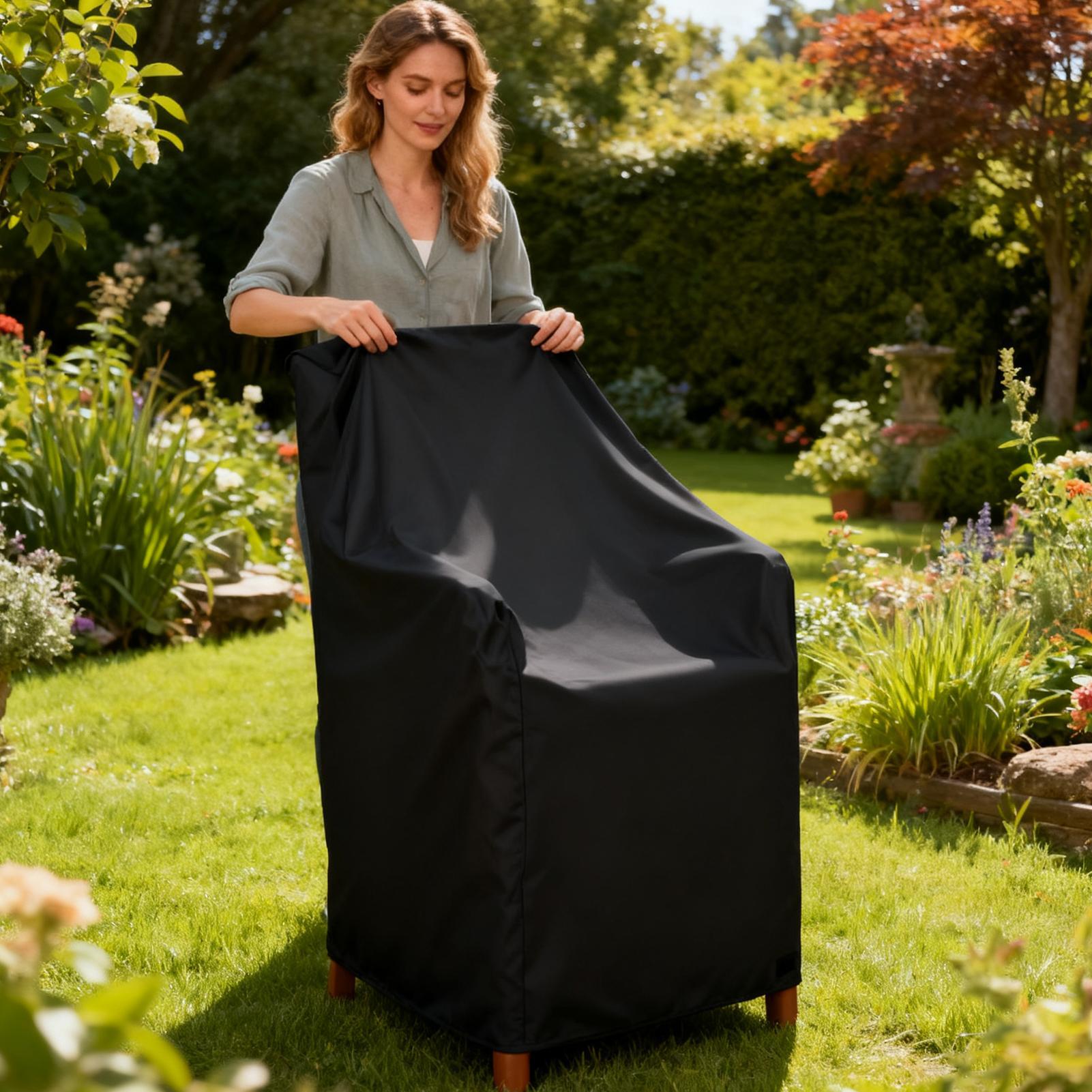Garden Chair Cover Heavy Duty  - Outdoor Furniture Fabric Waterproof avis et prix