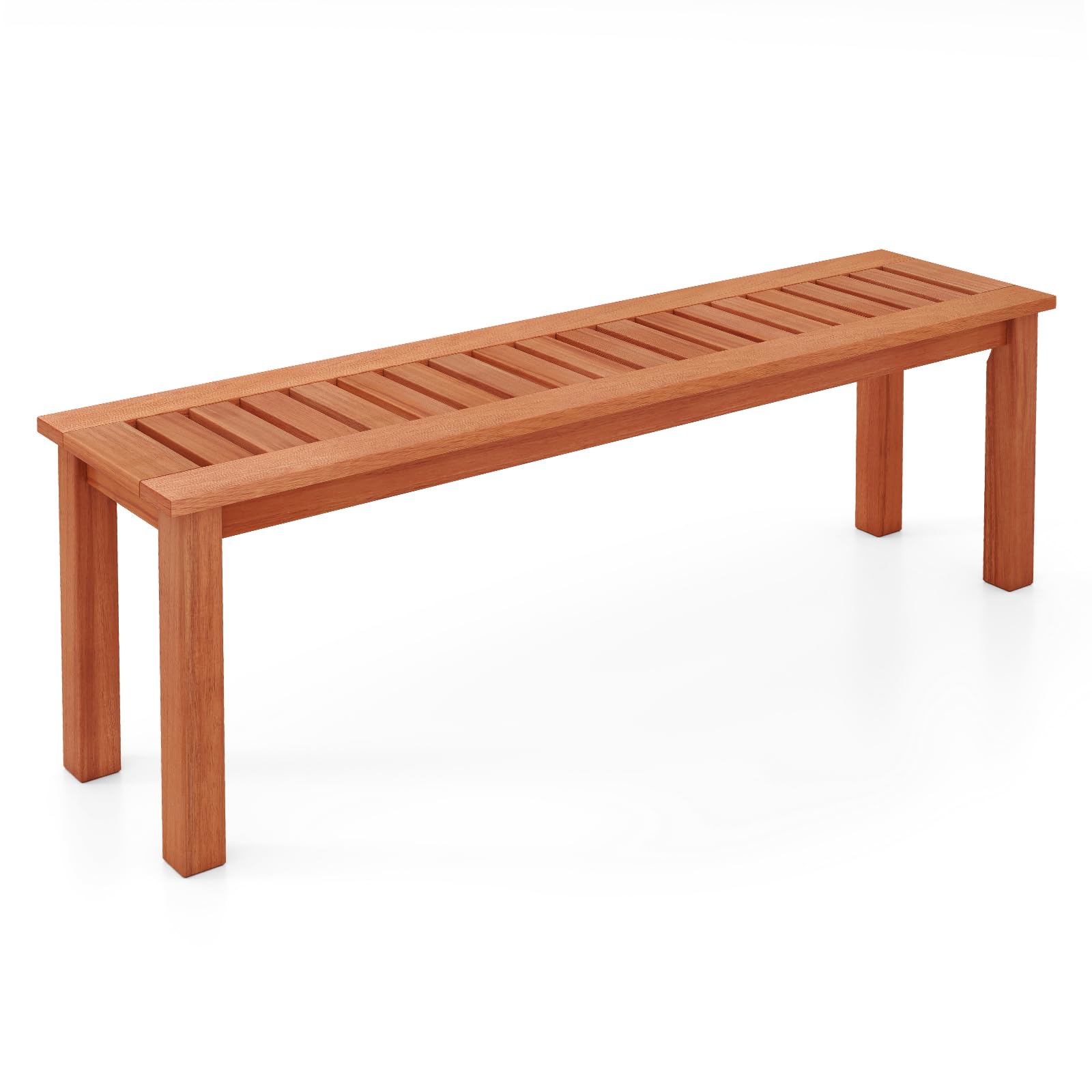47 Inch Backless Outdoor Bench - Outdoor Furniture Oil Teak avis et prix