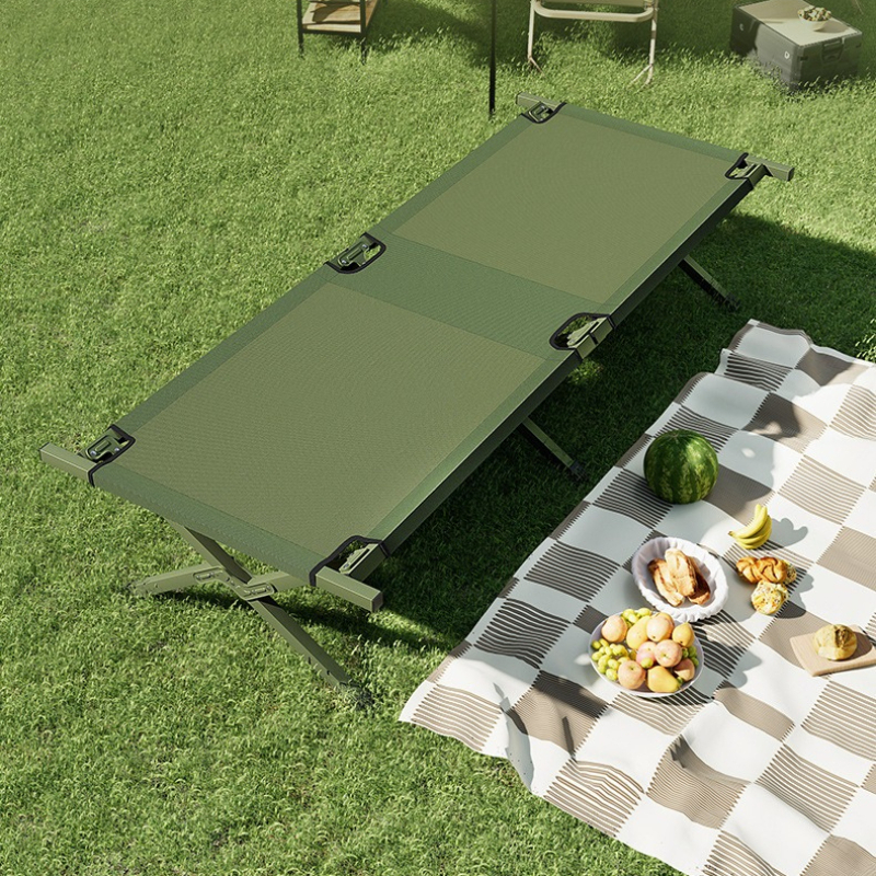 Folding Camping Cot Portable A - Outdoor Daybed Furniture avis et prix