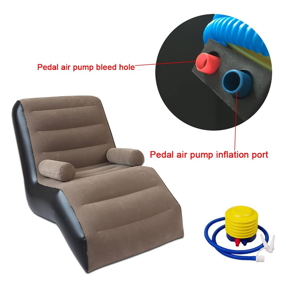 Folding Lazy Sofa,Inflatable L - Outdoor Daybed Furniture avis et prix