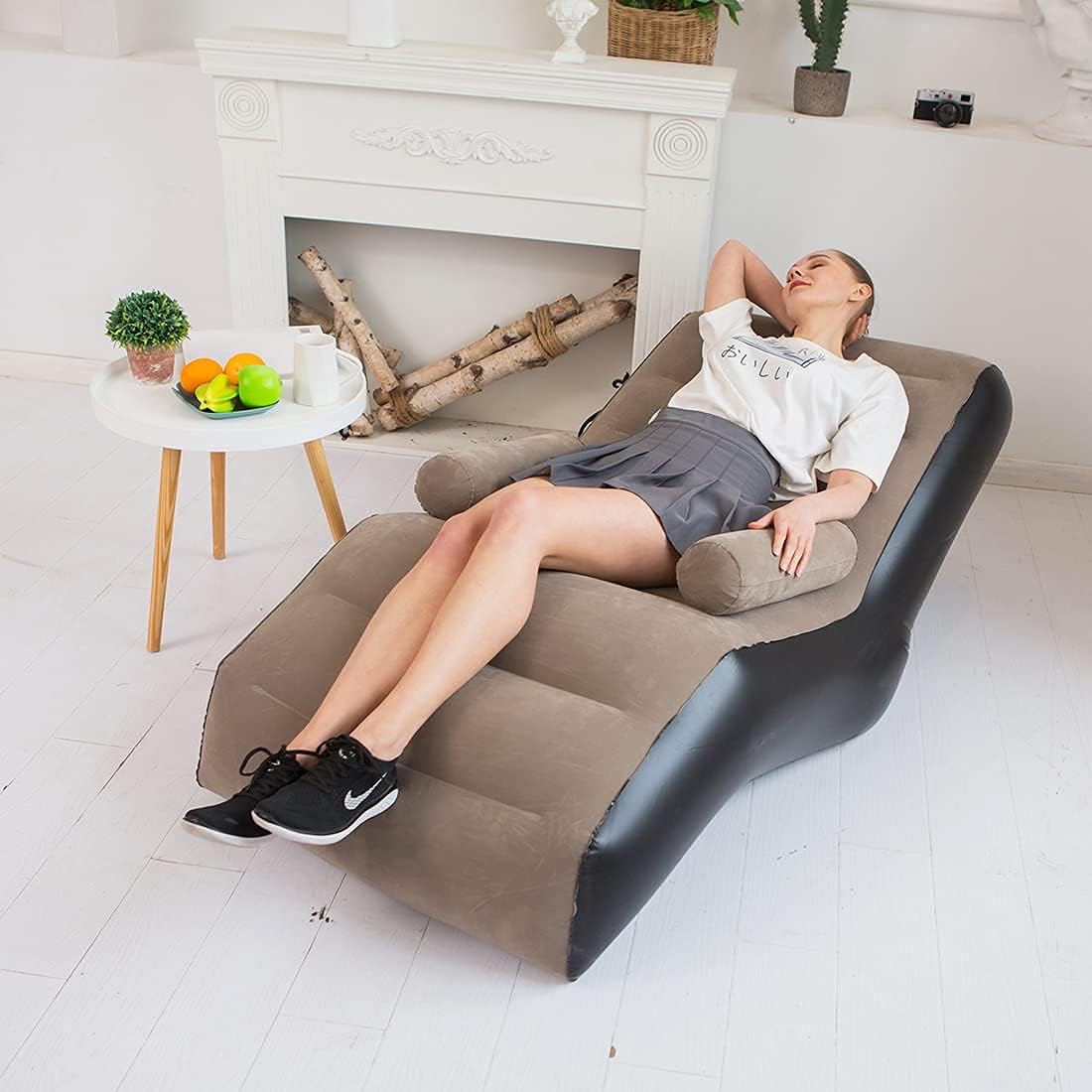 Folding Lazy Sofa,Inflatable L - Outdoor Daybed Furniture avis et prix