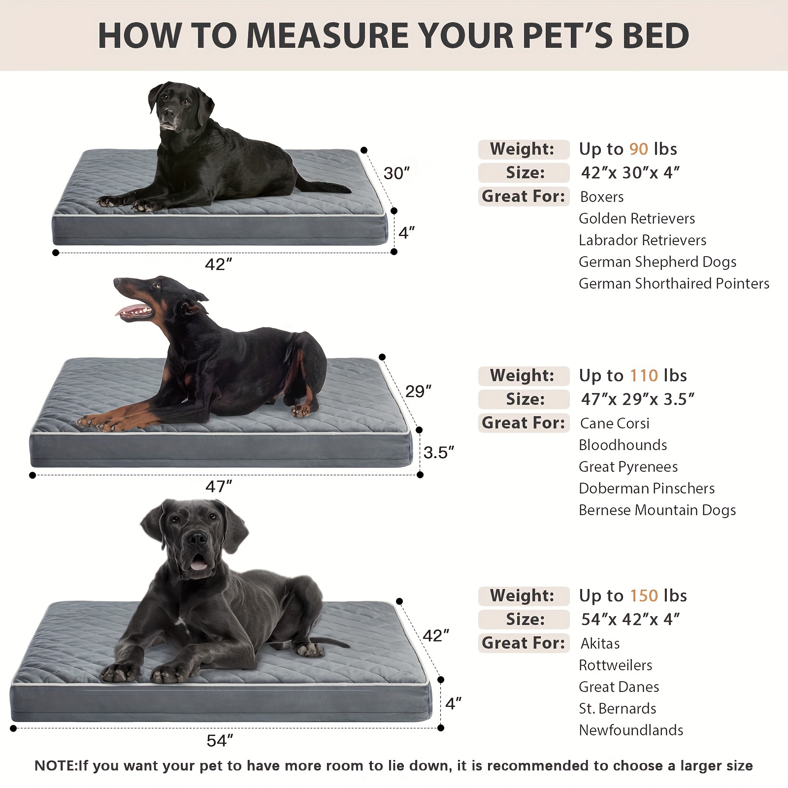 Extra Large Dog Bed With Remov - Outdoor Furniture Cover Xl avis et prix