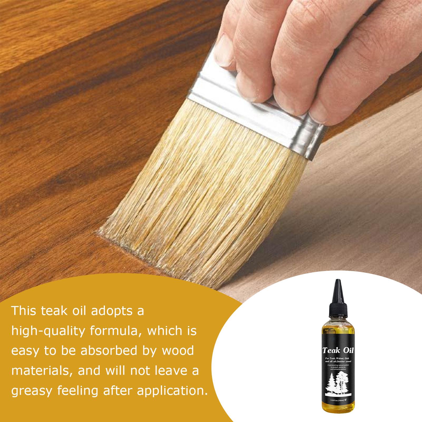 Teak Oil Wood Finish 100ml Fur - Outdoor Furniture Oil Teak avis et prix