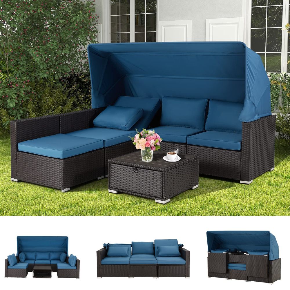 Pieces Patio Furniture Sets Ou - Outdoor Daybed Furniture avis et prix