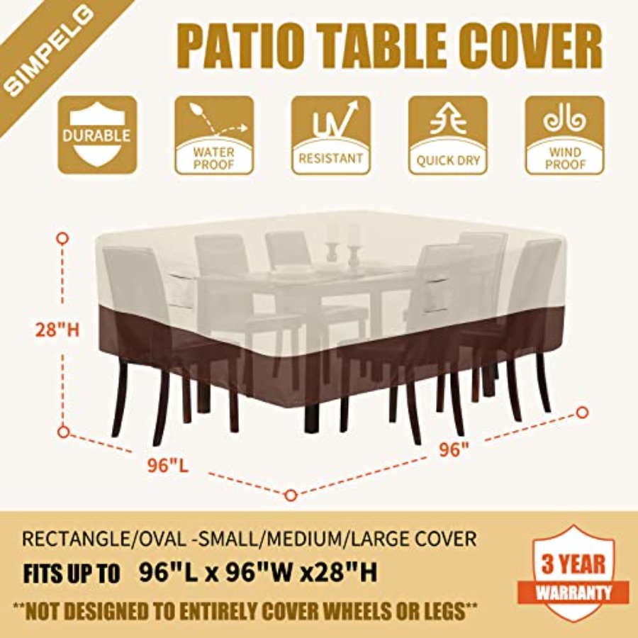 Patio Furniture Covers, Outdoo - Outdoor Furniture Heavy avis et prix